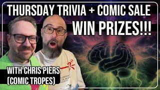 Comic / Art Sale & Trivia With Chris Piers - Comic Tropes!