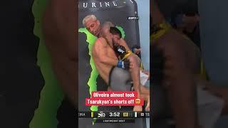 When Oliveira nearly submitted Tsarukyan  #UFC317