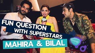 Pakistani Film Superstar - Fun Questions With Mahira Khan & Bilal Ashraf On Selfie Tv !!