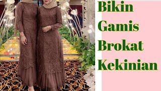 Menjahit Dress Brokat ‼️Gamis Brokat Kondangan