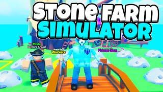 *NEW* I BECAME A MILLIONAIRE IN STONE FARM SIMULATOR!! | ROBLOX