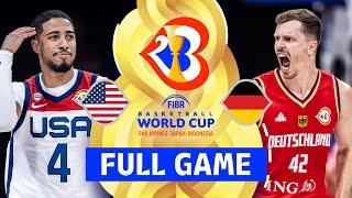 SEMI-FINALS: USA vs Germany | Full Basketball Game | FIBA Basketball World Cup 2023