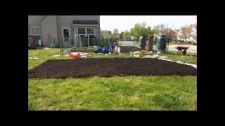 Creating an organic raised bed garden