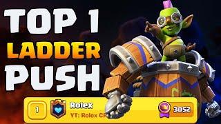 *TOP 1* Ladder Push With My Main Deck in Clash Royale