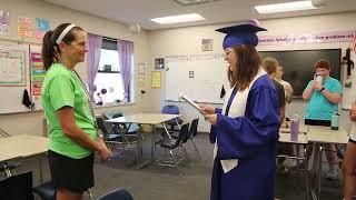 Andover High School seniors distribute Life Impact Diplomas