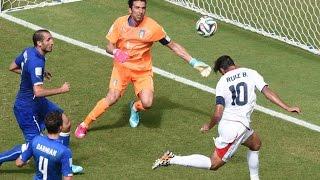 Bryan Ruiz Gol Contra Italia - Costa Rica 1-0 Italia Brasil 2014 | HD