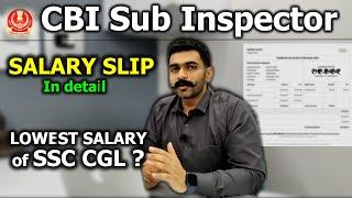 Salary Slip of CBI Sub Inspector | CBI Officer Salary in India | SSC CGL CBI SI Salary CBI SI Perks