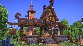 Minecraft | How to build a Fantasy Blacksmith