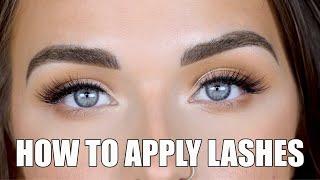 How To Apply Fake Eyelashes | The Bright Lashes