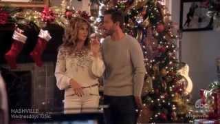 Nashville - Connie Britton (Rayna) and Will Chase (Luke) Sing 'Baby It's Cold Outside'