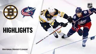 NHL Exhibition Highlights | Bruins @ Blue Jackets 07/30/20