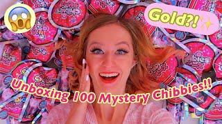 UNBOXING 100 MYSTERY SURPRISE CHIBIES TOYS!!*WE FOUND A RARE GOLD?!*(EXTREME ASMR!)