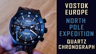 Vostok-Europe North Pole Expedition 43mm quartz Chrono quick review #vostokeurope  #gedmislaguna