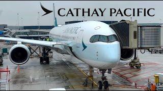 CATHAY PACIFIC Airbus A350-1000 Economy | Amsterdam Schiphol - Hong Kong | FULL FLIGHT REVIEW