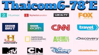 Thaicom 78 Ku band dish setting!!Thaicom 78 Ku band strong tp @Thaicom 6 channel list