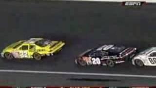 Denny Hamlin vs. Brad Keselowski and Dale Jr.