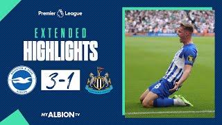 Extended PL Highlights: Brighton 3 Newcastle 1