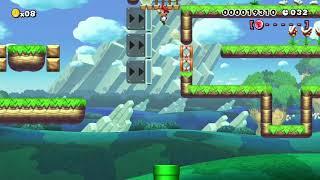 マリオがしゃべる?40秒SPEEDLAN by スタバのてんちょう  Super Mario Maker Wii U #ayh