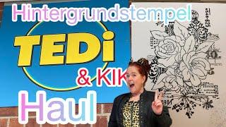 Tedi & KIK Haul rennt zu Tedi ein Traum von Hintergrundstempel ️