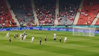 PATRIK SCHICK SCORES. Česka Rep striker converts penalty v Croatia at Hampden in Euro 2020 (18.6.21)