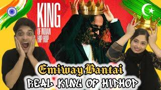 King Of Indian Hiphop  Emiway bantai Prod by babz beats | Pakistani Couple Reaction ️