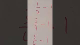 tricks to subtract fractions with a whole number