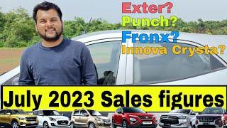 Top 24 Bestselling Cars in India | July 2023 Sales Report | vansh car