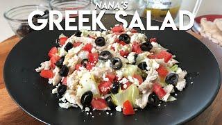 How to Make Nana's Chicken Souvlaki Salad | Everyday Eats with Michele
