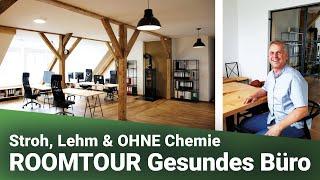 Bestes Raumklima - 500m² Dachgeschoss OHNE tech. Kühlung! Lehm, Stroh, Gesund, Ökologisch - ROOMTOUR