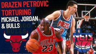 Drazen Petrovic Torturing Michael Jordan & Chicago Bulls