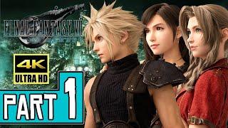 Final Fantasy VII Remake Walkthrough Part 1 (PS4 Pro) FULL GAME No Commentary @ ᵁᴴᴰ 