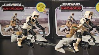 Speeder Bike Scout Trooper & Grogu. Star Wars The Mandalorian. The Vintage Collection.