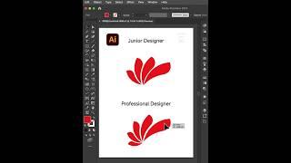 How to Create  logo in Adobe Illustrator. #illustrator #illustratortutorial #graphicdesign