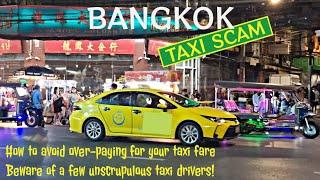 Bangkok Taxi Scam