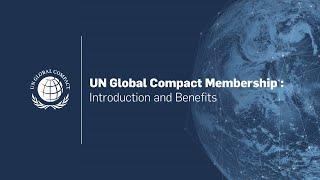 UN Global Compact membership - Introduction and benefits