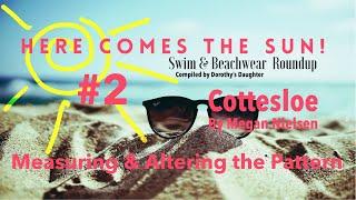 Cottesloe by Megan Nielsen, Measuring & Altering for Swimsuits