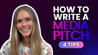 How to Write a Media Pitch that Gets NOTICED (PR Tips)