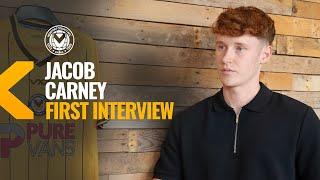 INTERVIEW | Jacob Carney's first words after joining Newport County