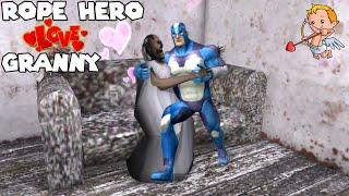 Rope Hero LOVE Granny in VALENTINE Day by Game Definition Hindi Scary Granny Game Granny House 4 5