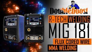 R-Tech MIG181 Digital MIG Welder Review Part 2  Flux core & MMA Welding