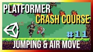 Jumping and Air Movement - 2D Platformer Crash Course in Unity 2022 (Part 11)