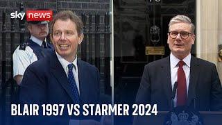 1997 to 2024: Blair and Starmer's first speech compared