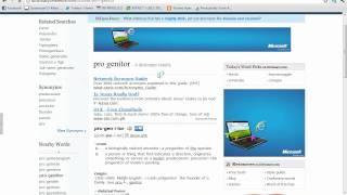Dictionary Reference Demo Video