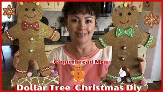 $1.00 Christmas Diy | Episode 3 Gingerbread Men | So Easy!