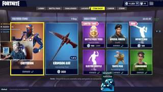 Ninja Reacts To *NEW CRITERION SKIN & RED KNIGHT RETURNING | *NEW INFINITE DAB EMOTE|  Fortnite