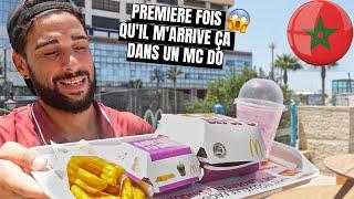 EATING MCDONALD'S MOROCCO  (I'M SHOCKED)