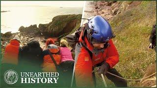Archeologists Excavate A Cliff Edge Burial Site | Extreme Archaeology | Unearthed History