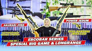 PCP JAWA MONEL VS PCP RUGER TABUNG TANAM BIG GAME!! FULL VARIAN ESCOBAR AIRRIFLE TERBARU