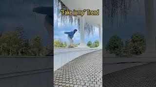 Fake jump Trend ‍️ #shorts #trend