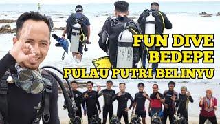 FUN DIVE BEDEPE DI PULAU PUTRI BELINYU BANGKA (Emas Diving Club)